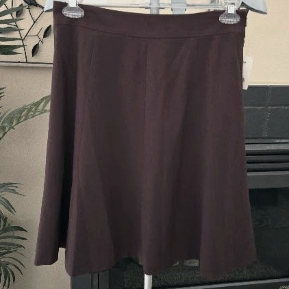 NWT Covington brown skirt sz 8P